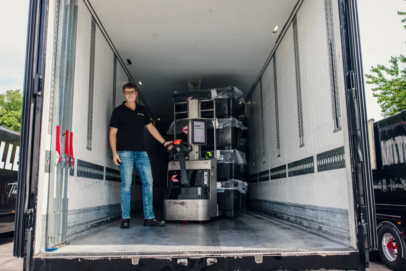 Aan het werk bij Nick Willigenburg Transport